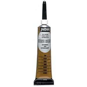 Konturówka do szkła/ceramiki Pebeo Cerne Relief 20ml, Złota/Gold